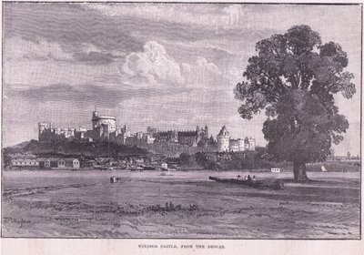 Castillo de Windsor desde el Brocas de John Fulleylove
